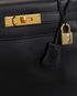 Kelly 28 Box Leather Black, other view